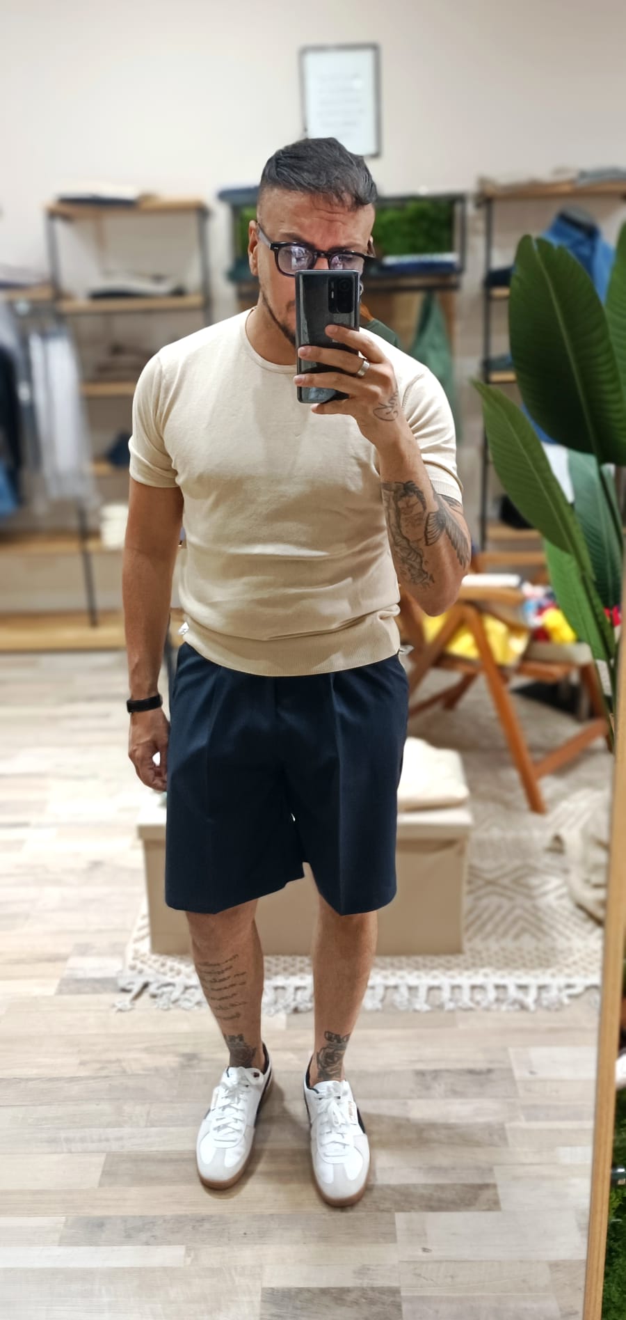 Bermuda modello sartoriale con pence| made in Italy