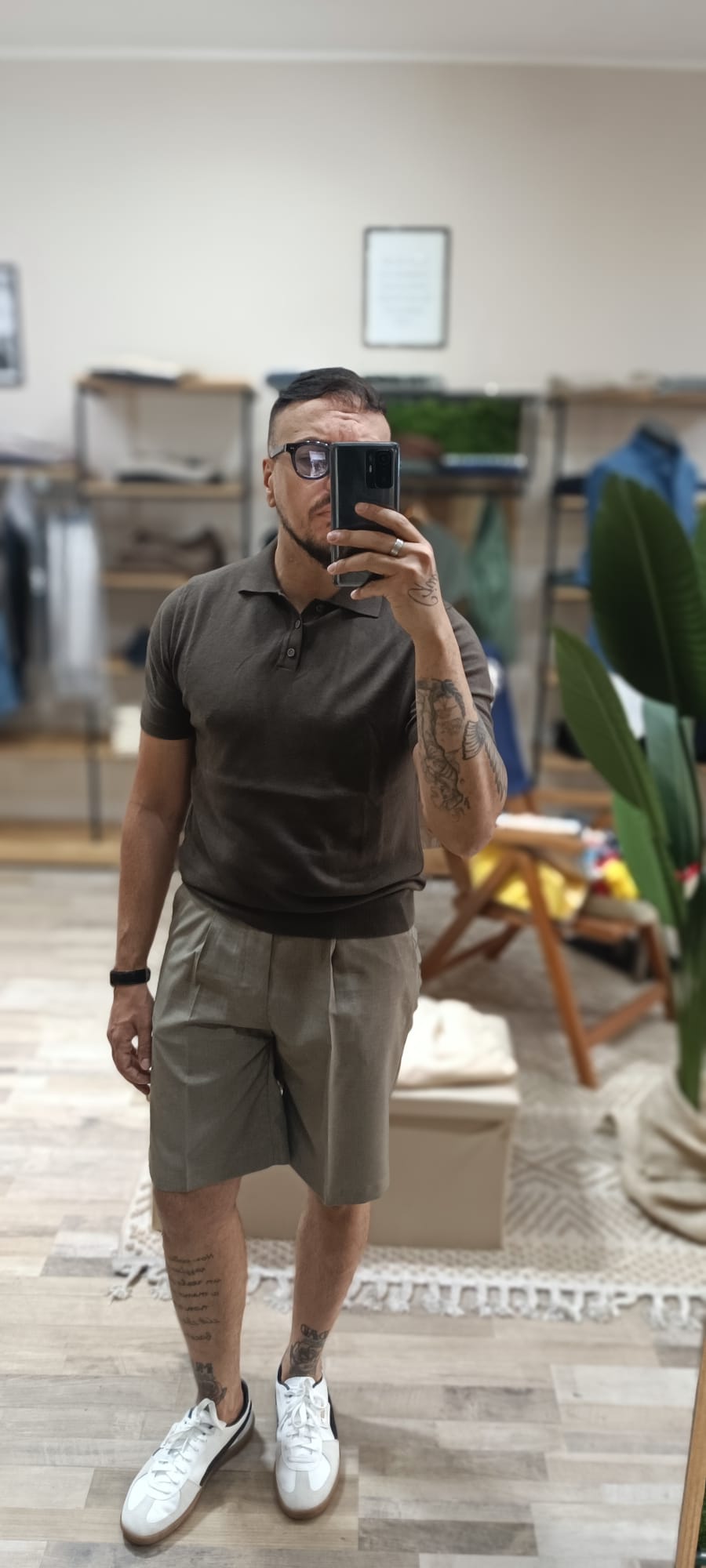 Bermuda modello sartoriale con pence| made in Italy