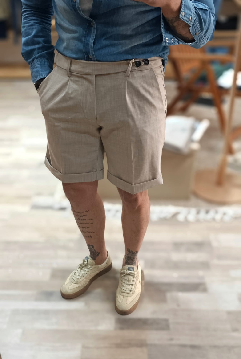 bermuda modello sartoriale