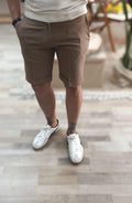Bermuda lino con elastico posteriore - Wardrobe Men AversaWardrobe Men Aversa