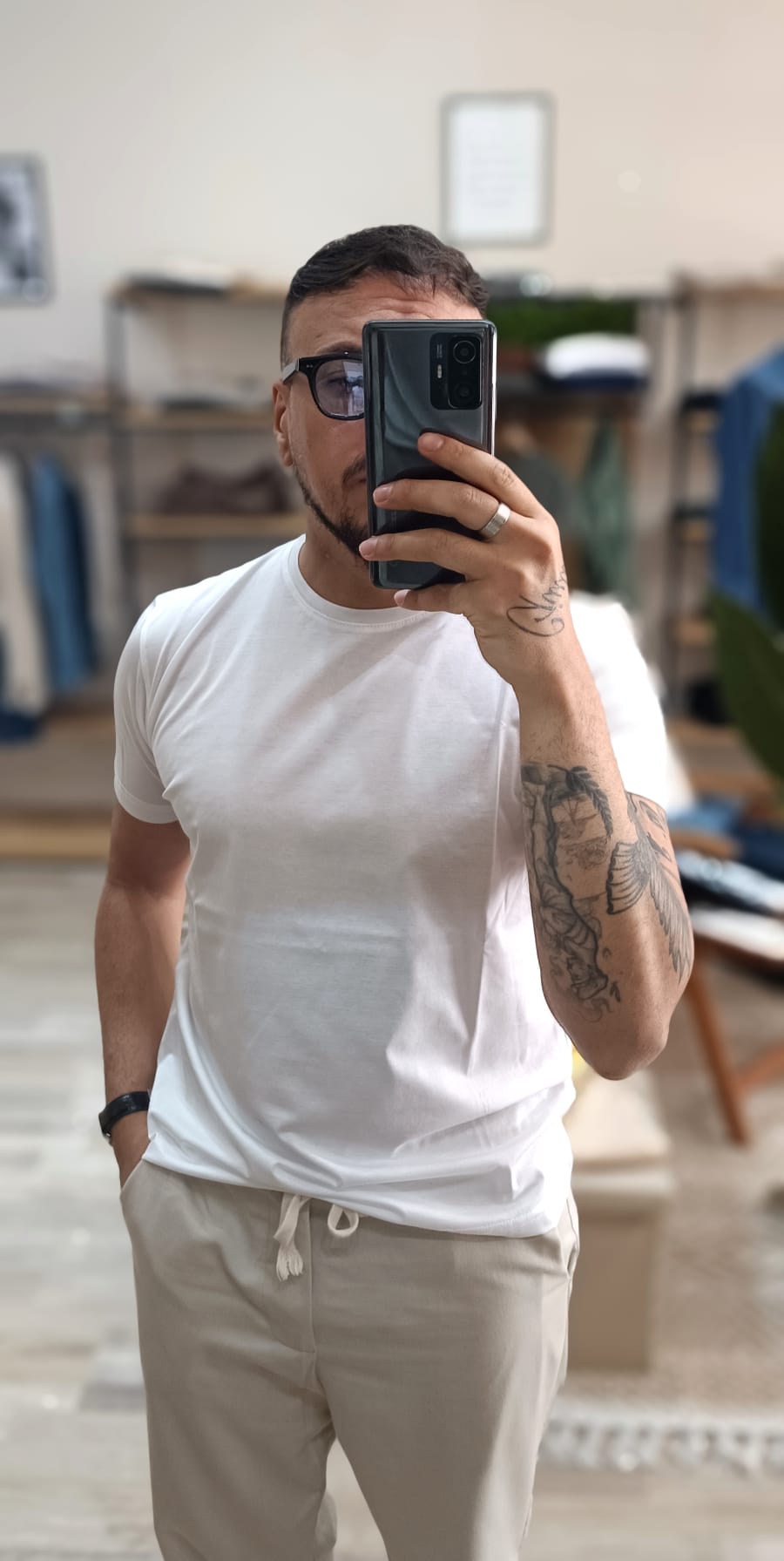 T-shirt in filo di scozia | Made in Italy