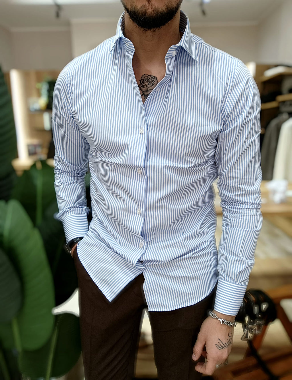 Camicia Mille righe - Wardrobe Men AversaWardrobe Men Aversa