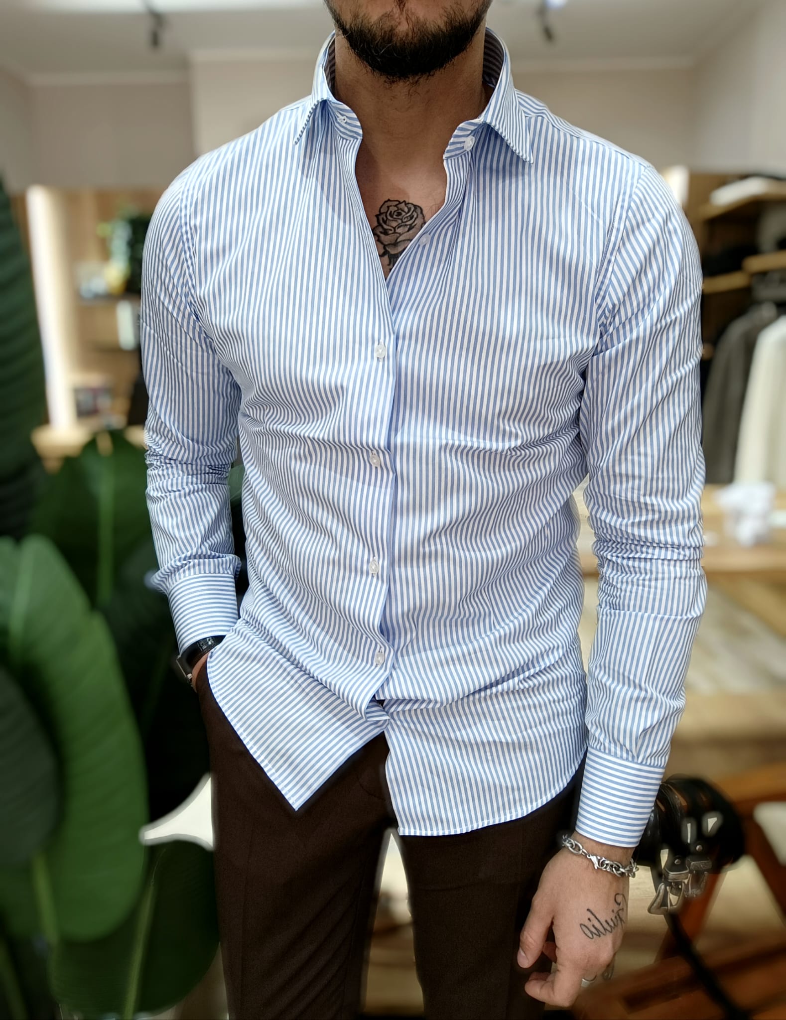 Camicia Mille righe - Wardrobe Men AversaWardrobe Men Aversa
