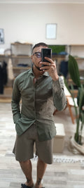 Camicie in lino slim fit | Made in Italy - Wardrobe Men AversaWardrobe Men Aversa