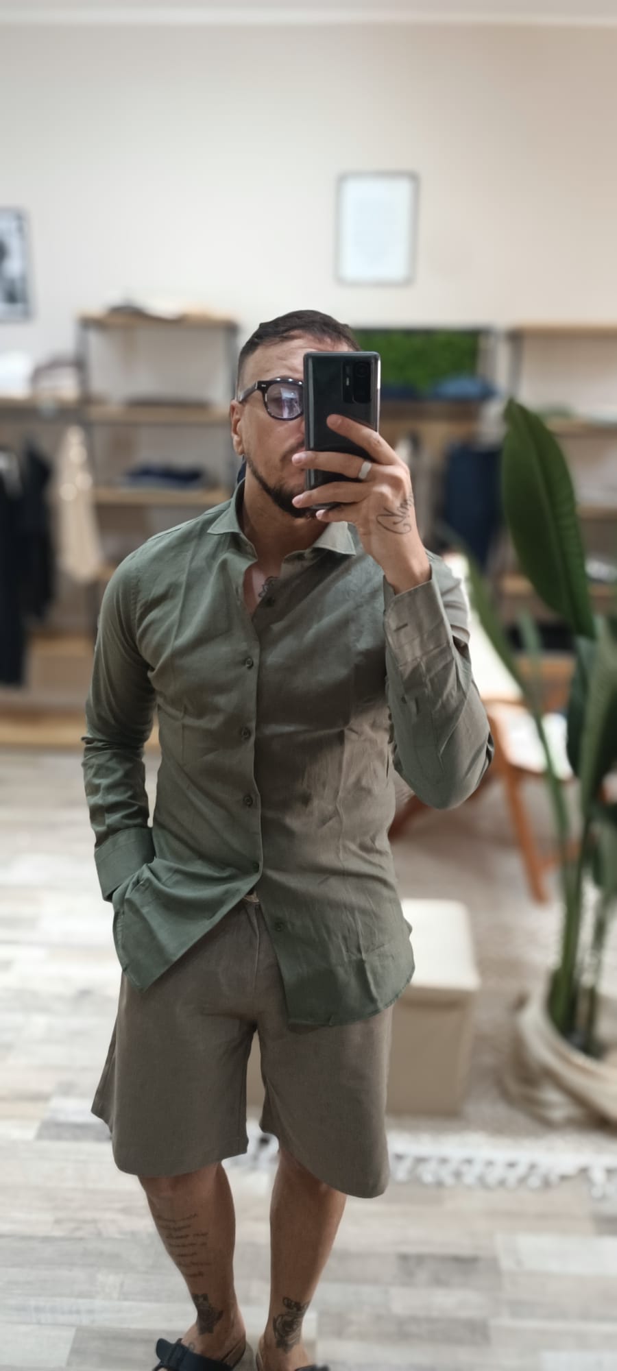 Camicie in lino slim fit | Made in Italy - Wardrobe Men AversaWardrobe Men Aversa