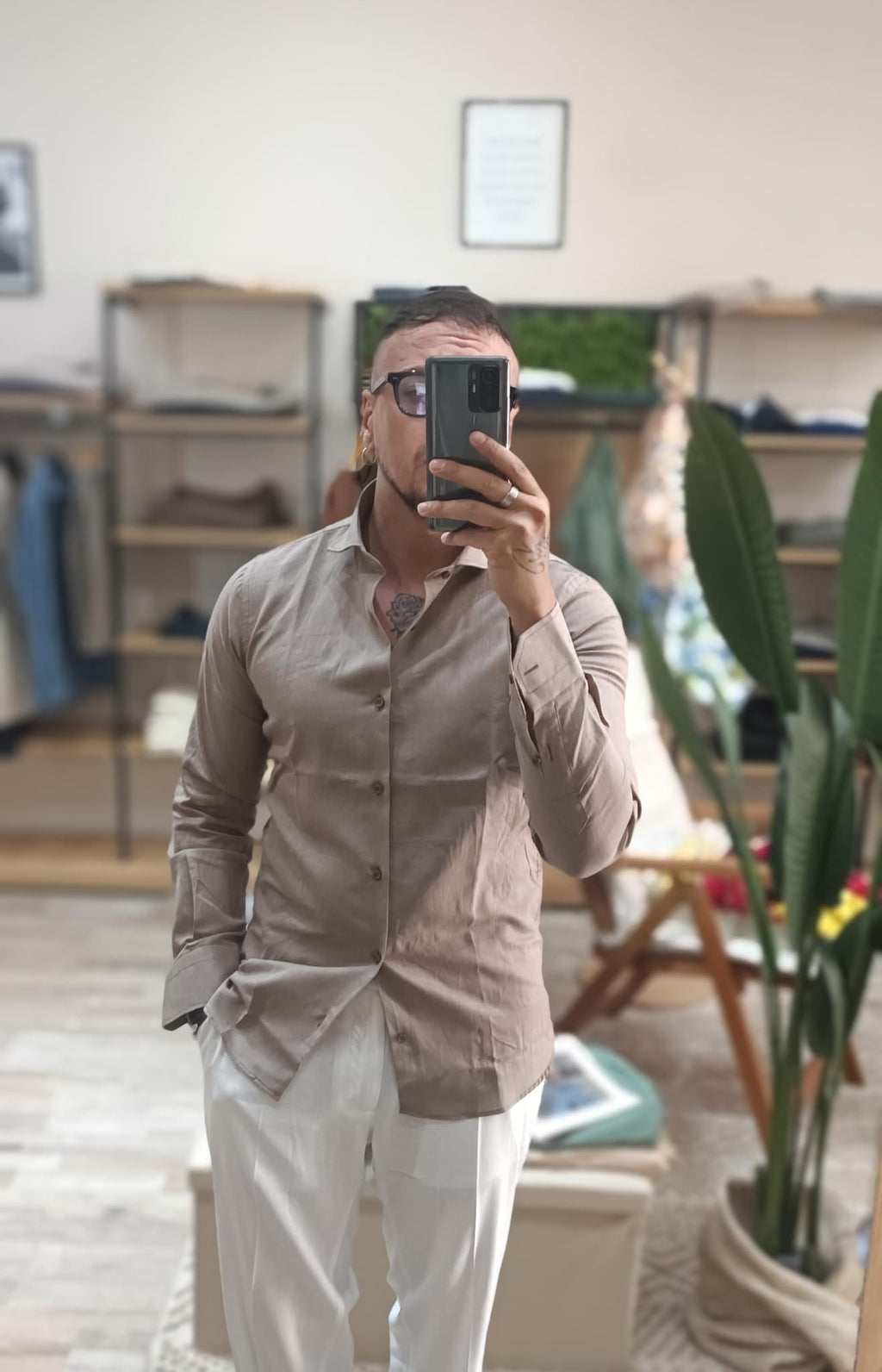 Camicie in lino slim fit | Made in Italy - Wardrobe Men AversaWardrobe Men Aversa