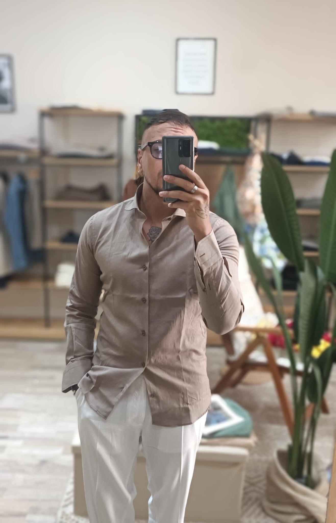 Camicie in lino slim fit | Made in Italy - Wardrobe Men AversaWardrobe Men Aversa