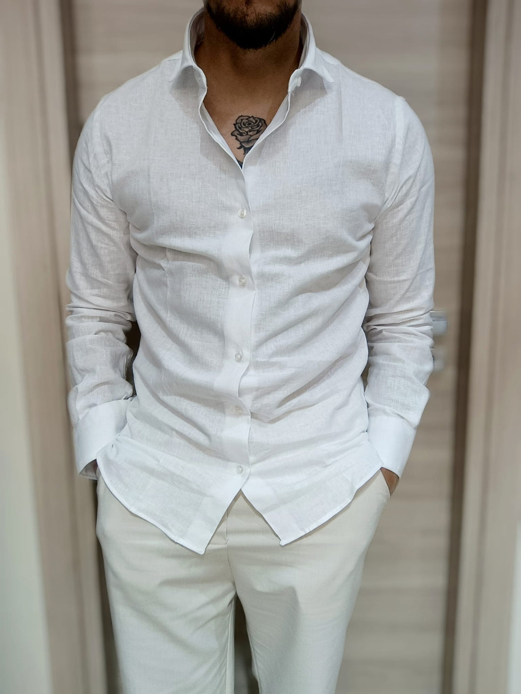 Camicie in lino | Made in Italy - Wardrobe Men AversaWardrobe Men Aversa