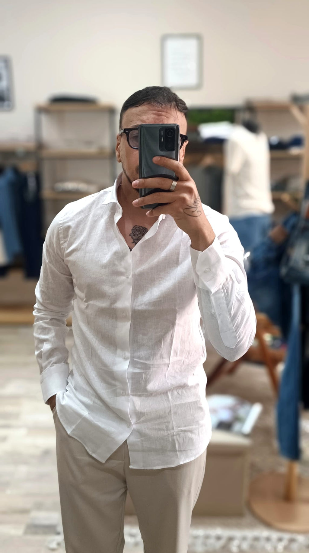 Camicie in lino | Made in Italy - Wardrobe Men AversaWardrobe Men Aversa