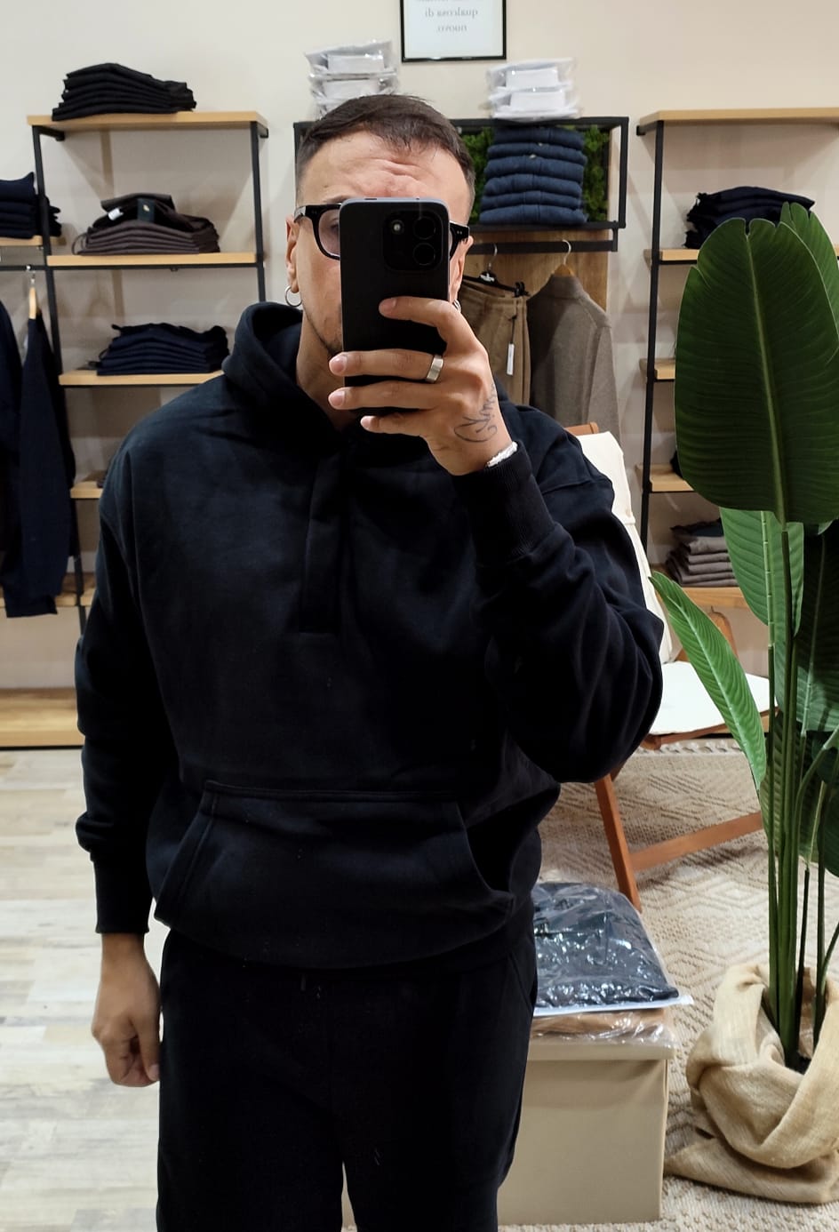 Felpa over size con cappuccio - Wardrobe MenWardrobe Men