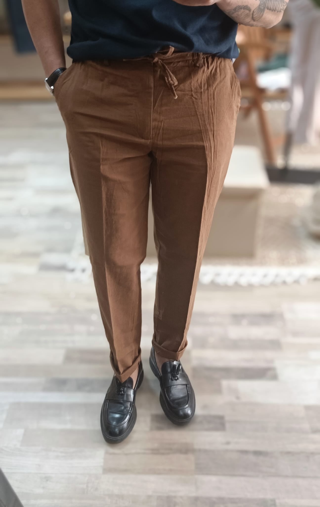 Pantalaccio in lino