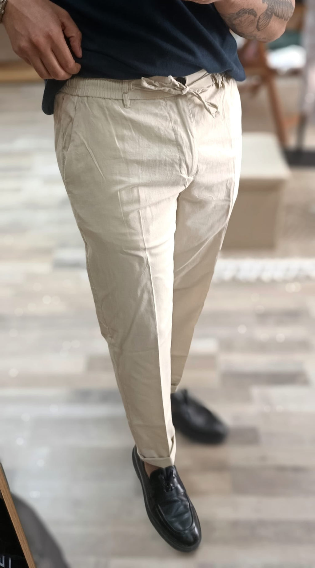 Pantalaccio in lino