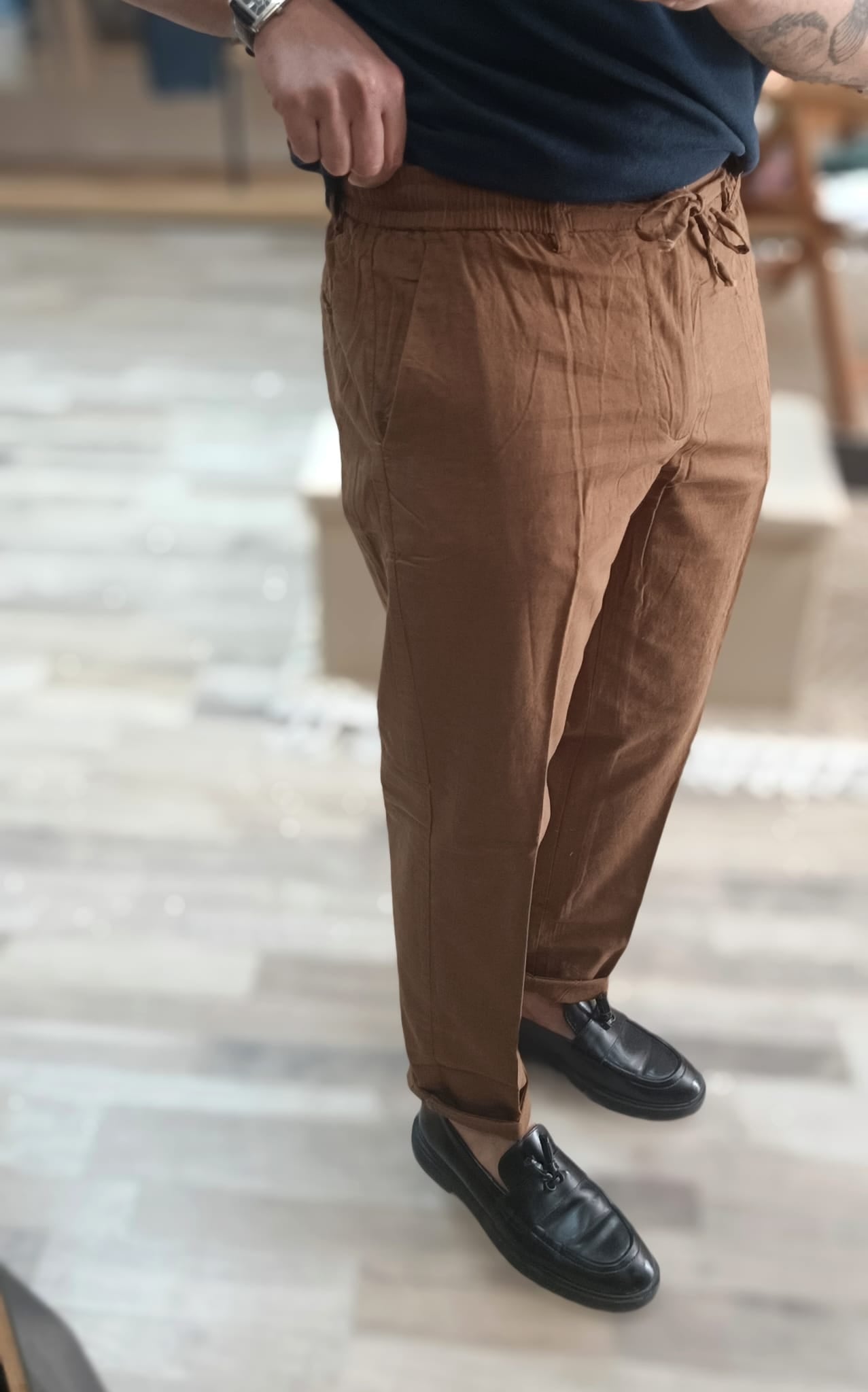 Pantalaccio in lino