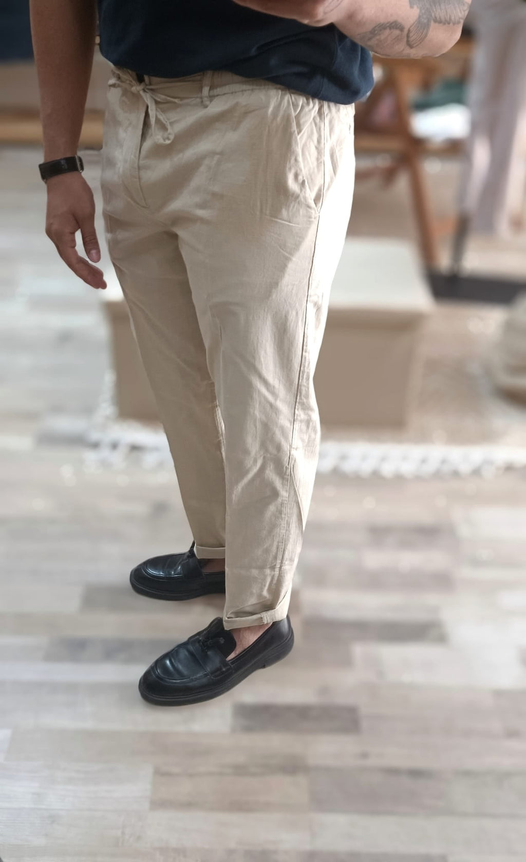 Pantalaccio in lino