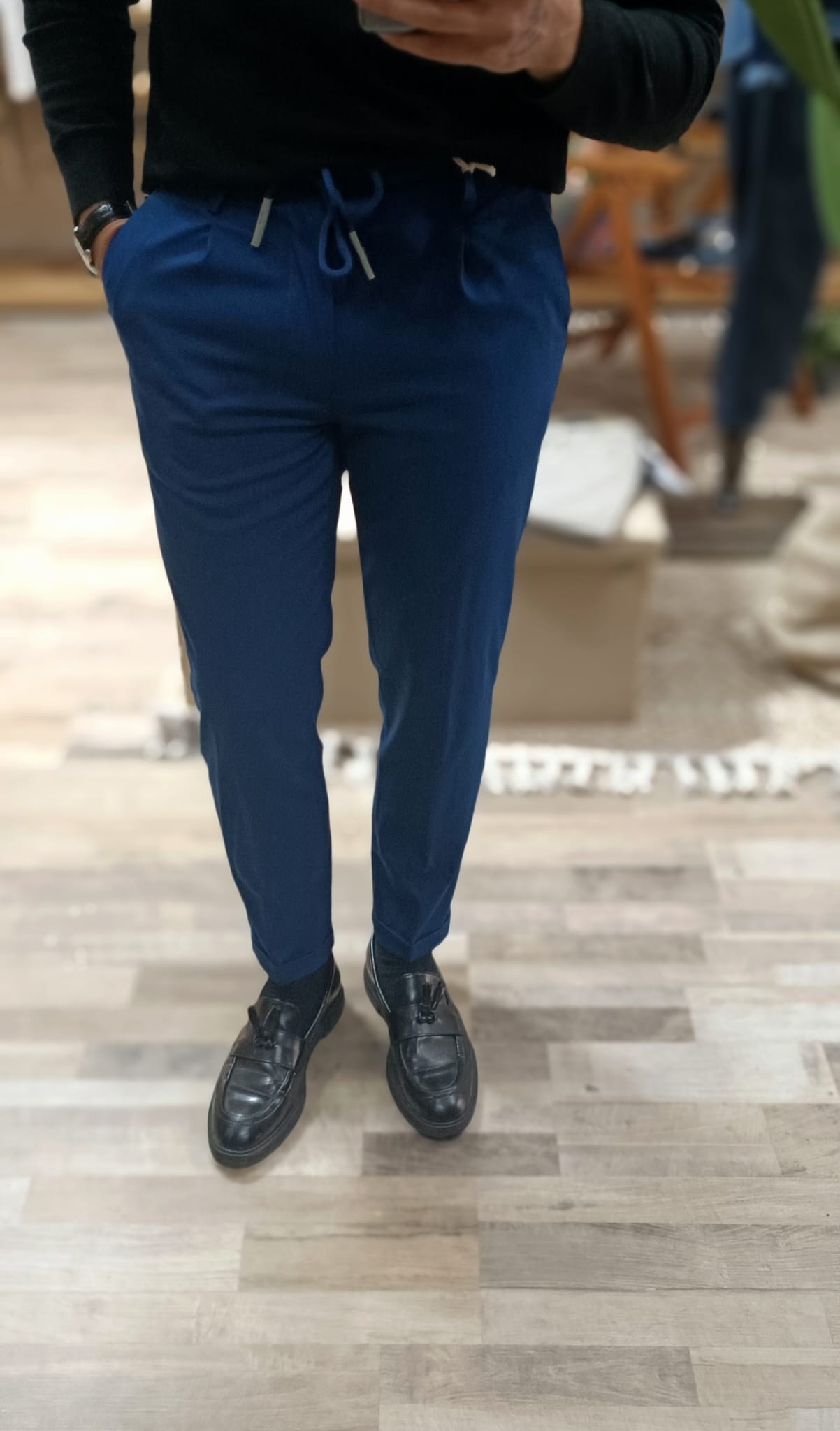 Pantalaccio uomo slim fit con lacci a scomparsa - Wardrobe Men AversaWardrobe Men Aversa
