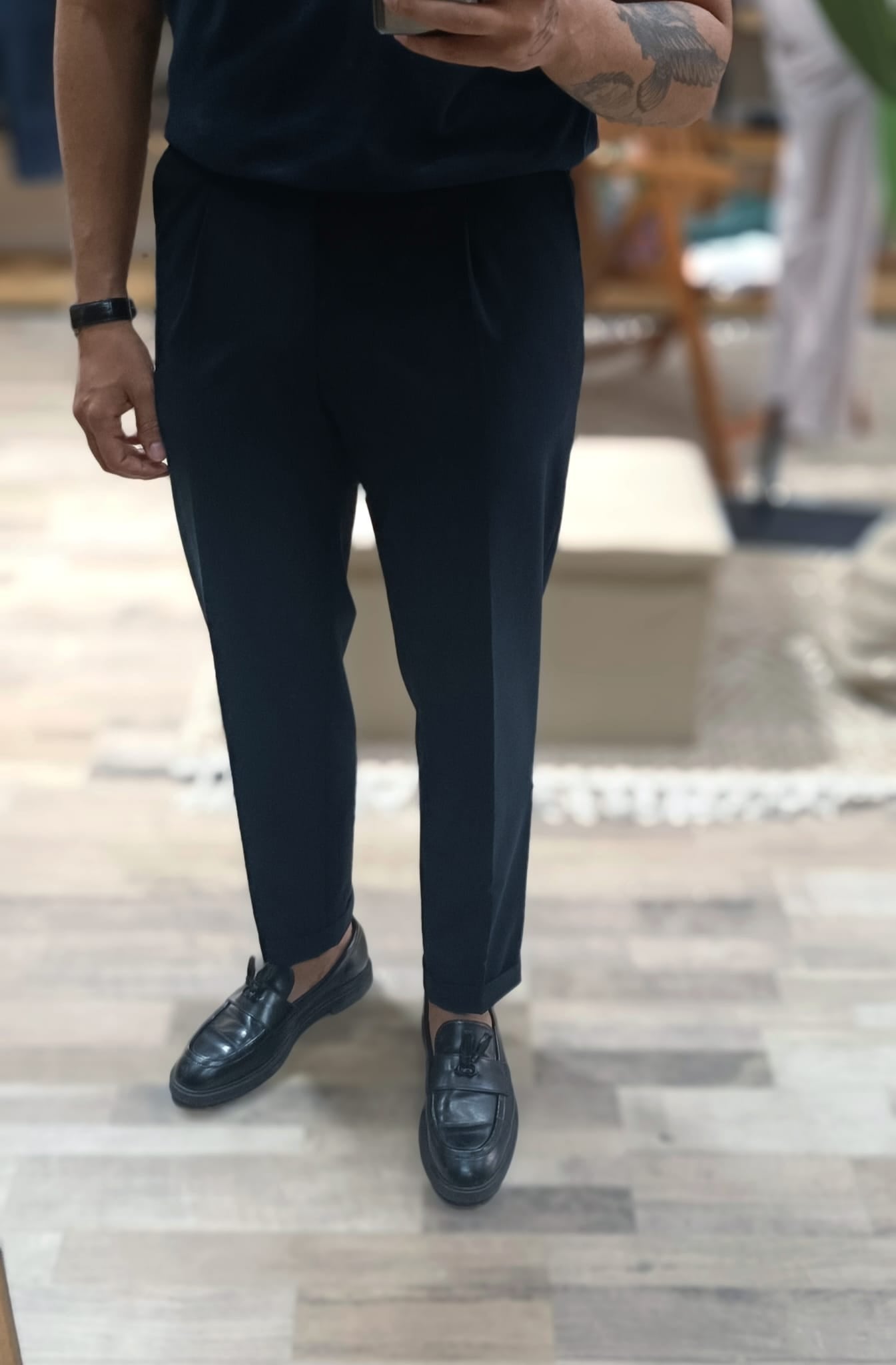 Pantalone con Fibbie mod. sartoriale uomo - Wardrobe Men AversaWardrobe Men Aversa