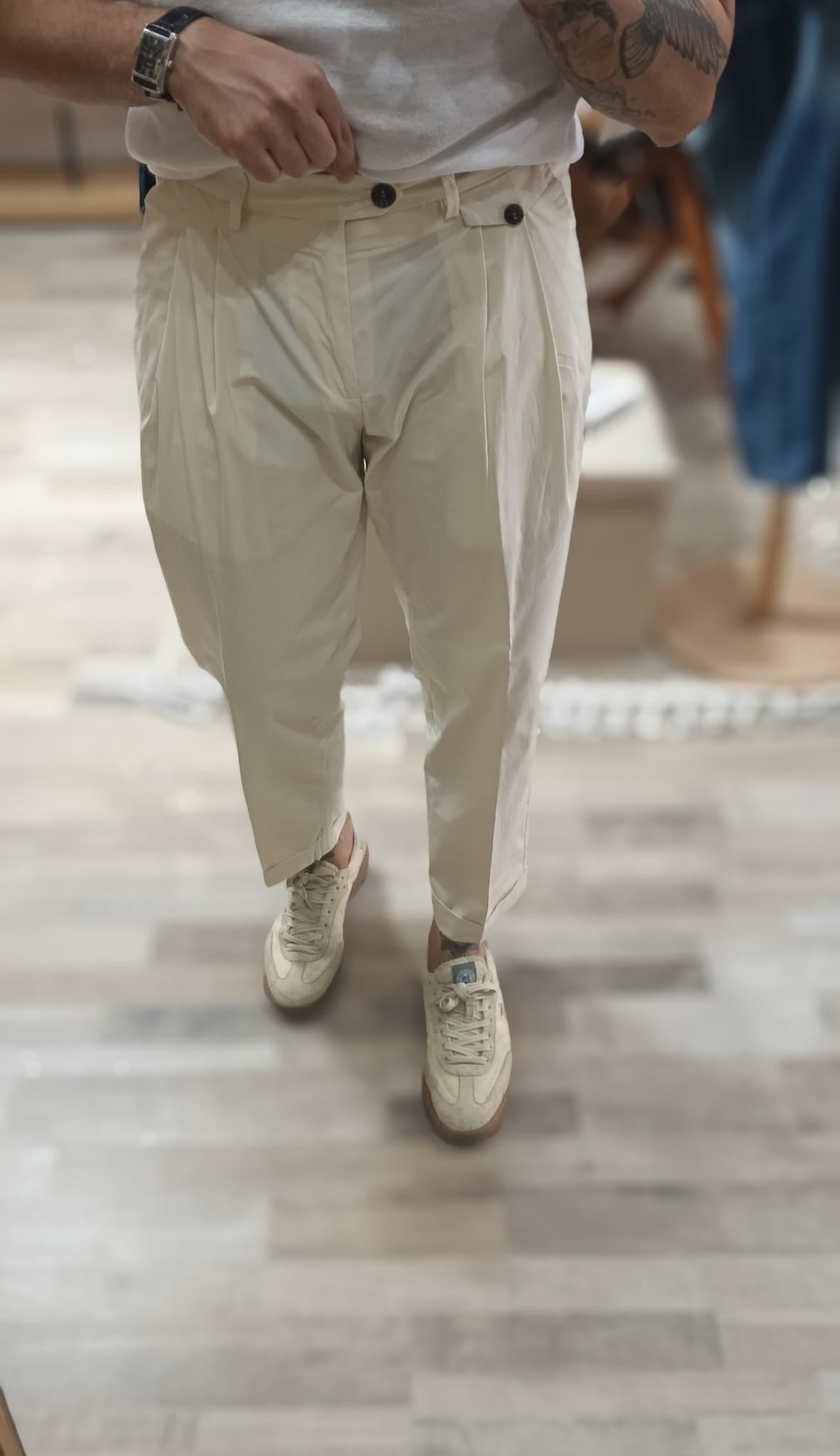 Pantalone doppia pence modello sartoriale | made in Italy - Wardrobe Men AversaWardrobe Men Aversa