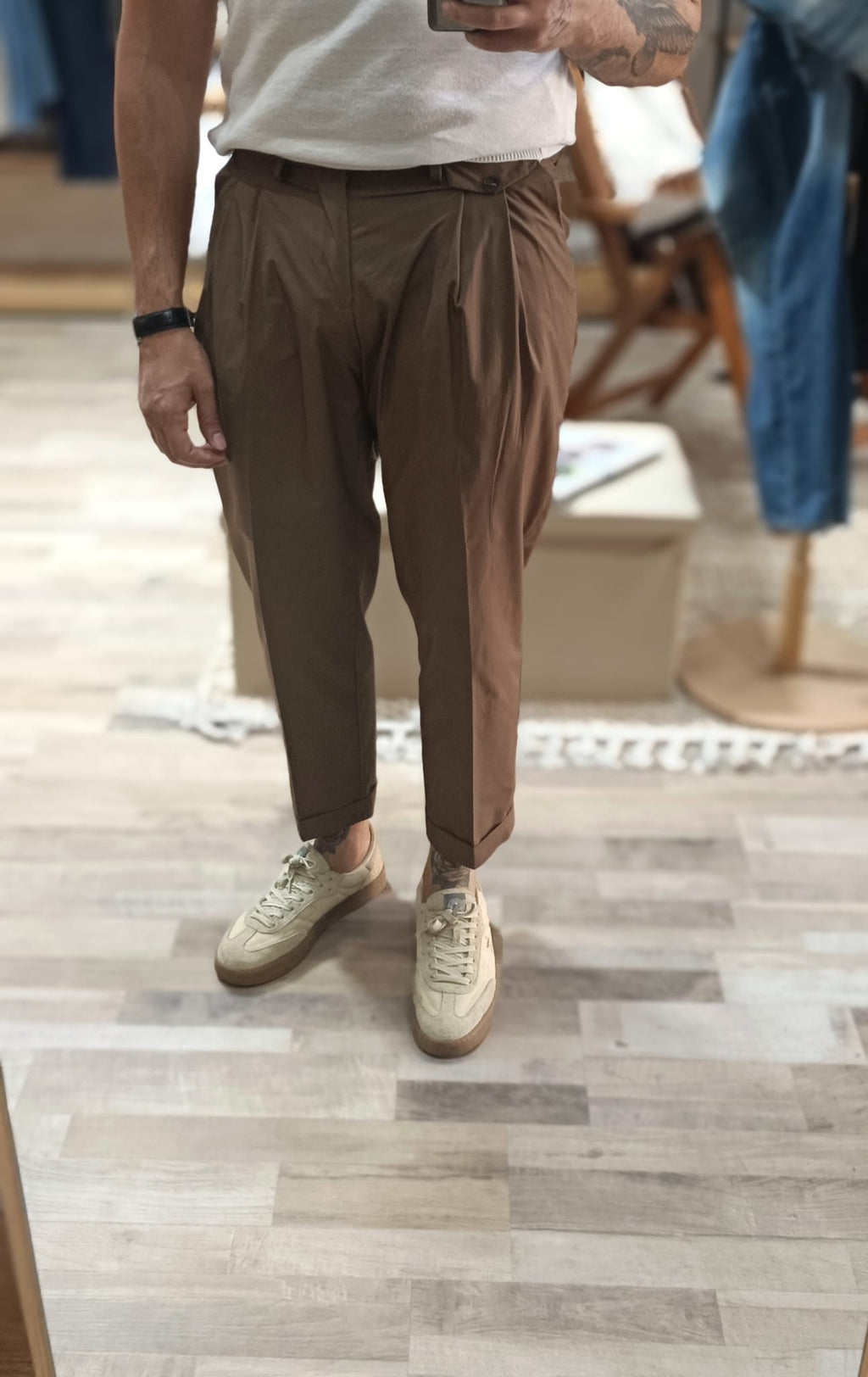 Pantalone doppia pence modello sartoriale | made in Italy - Wardrobe Men AversaWardrobe Men Aversa