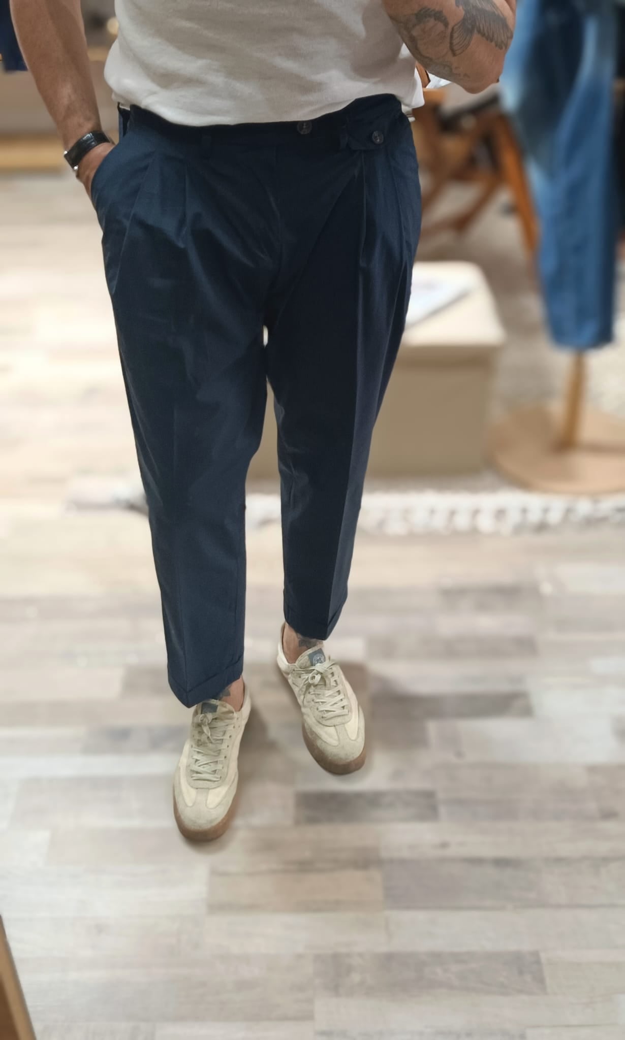 Pantalone doppia pence modello sartoriale | made in Italy - Wardrobe Men AversaWardrobe Men Aversa