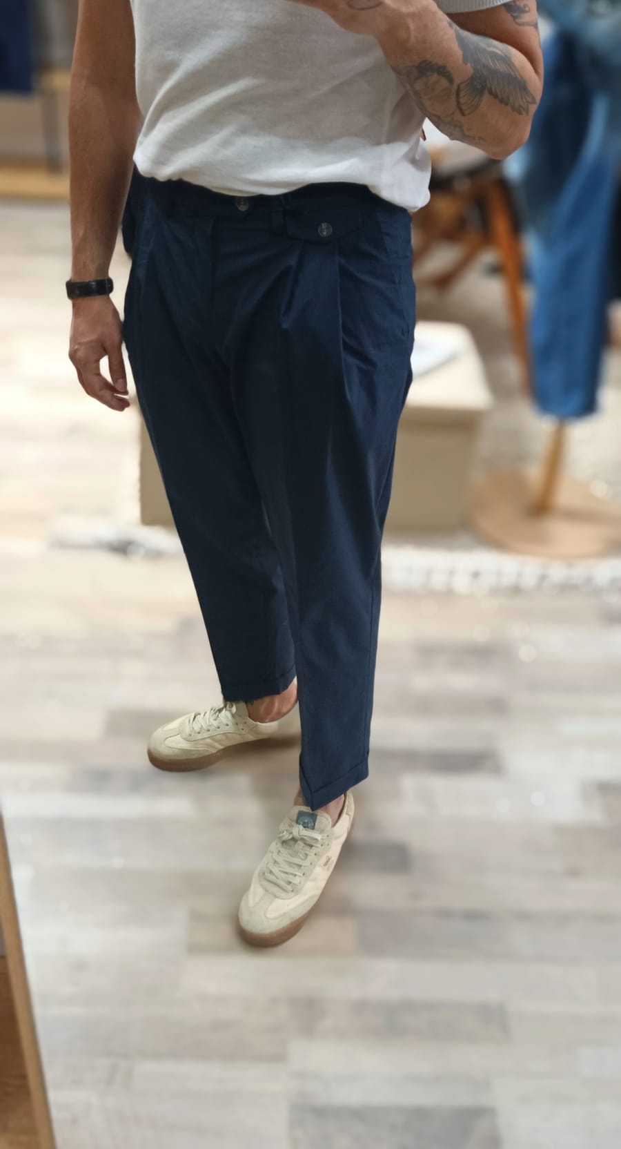 Pantalone doppia pence modello sartoriale | made in Italy - Wardrobe Men AversaWardrobe Men Aversa