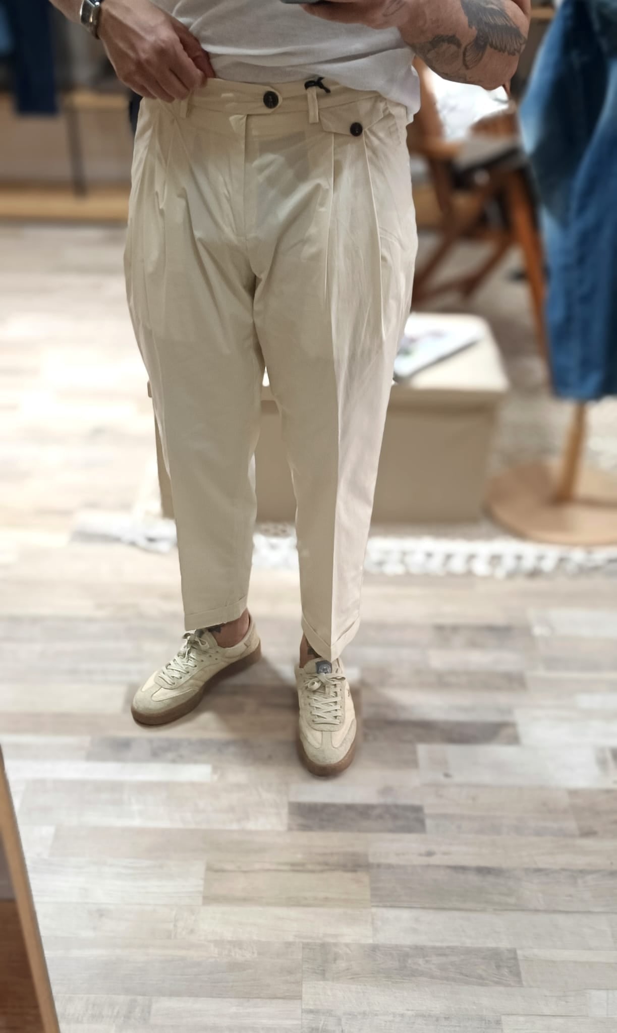 Pantalone doppia pence modello sartoriale | made in Italy - Wardrobe Men AversaWardrobe Men Aversa
