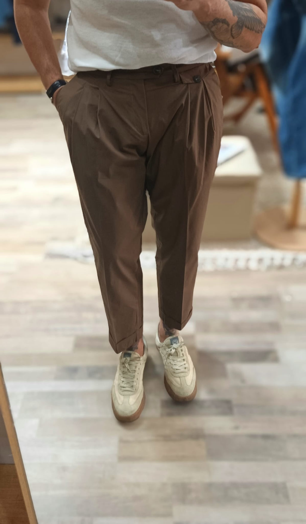 Pantalone doppia pence modello sartoriale | made in Italy - Wardrobe Men AversaWardrobe Men Aversa