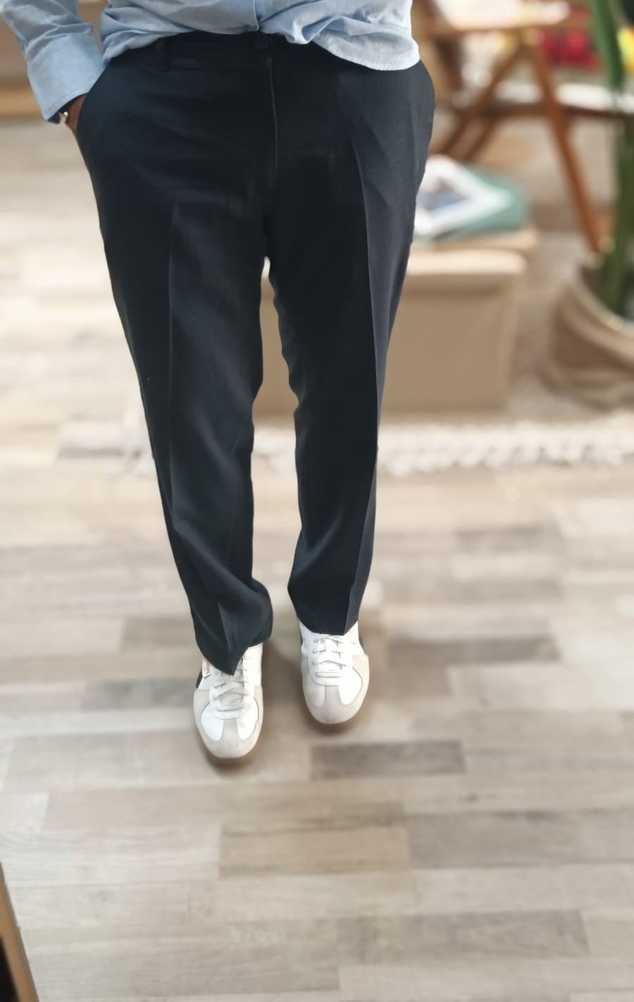 Pantalone in lino fondo comodo | made in Italy - Wardrobe Men AversaWardrobe Men Aversa