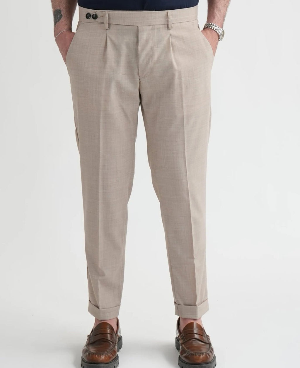 Pantalone modello sartoriale Melange - Wardrobe Men AversaWardrobe Men Aversa