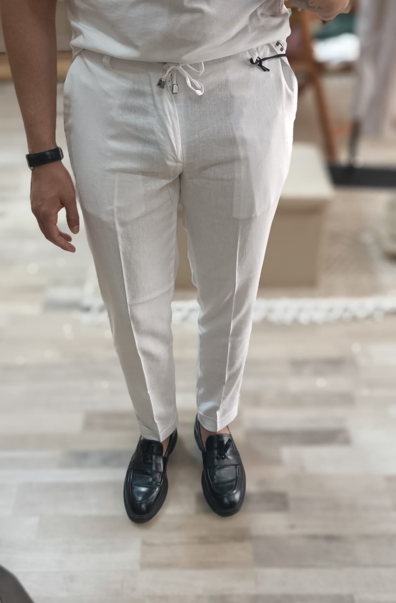 Pantalone in lino
