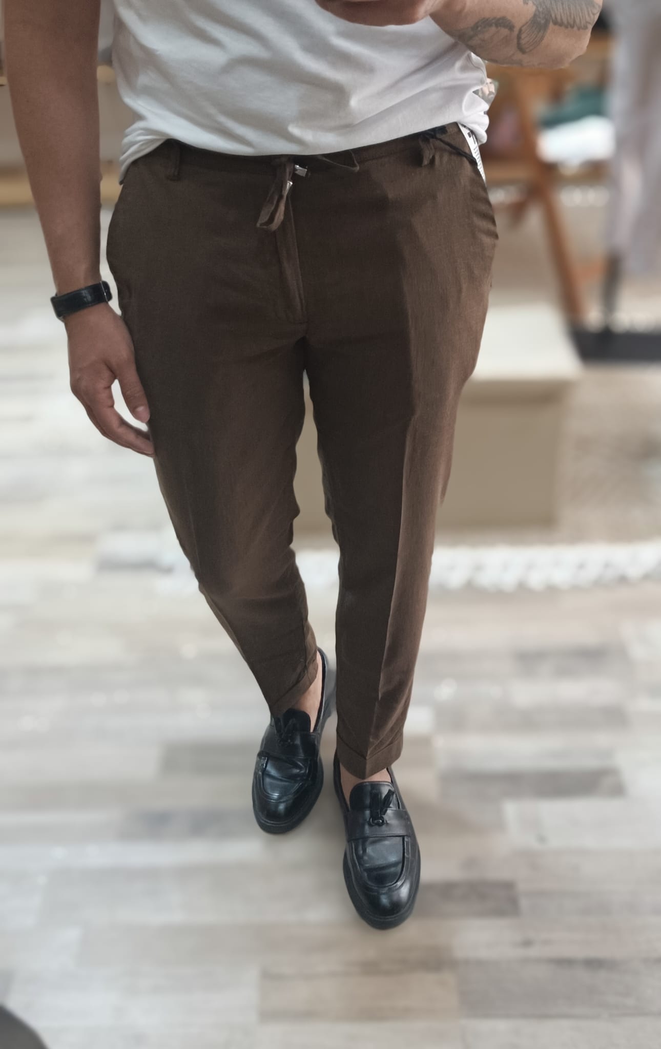 Pantalone in lino