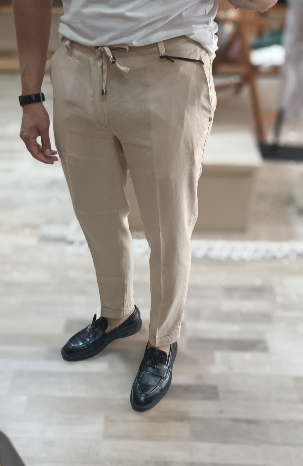 Pantalone in lino