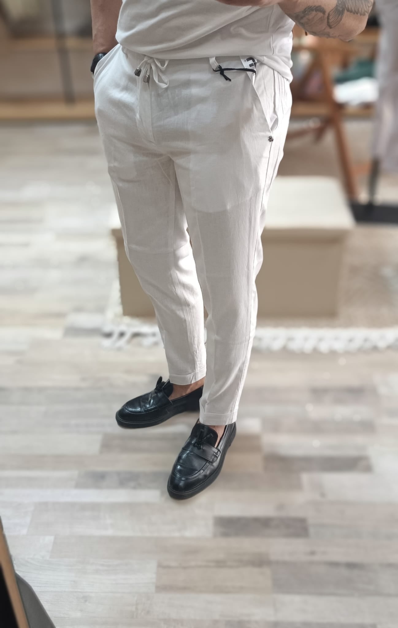 Pantalone in lino
