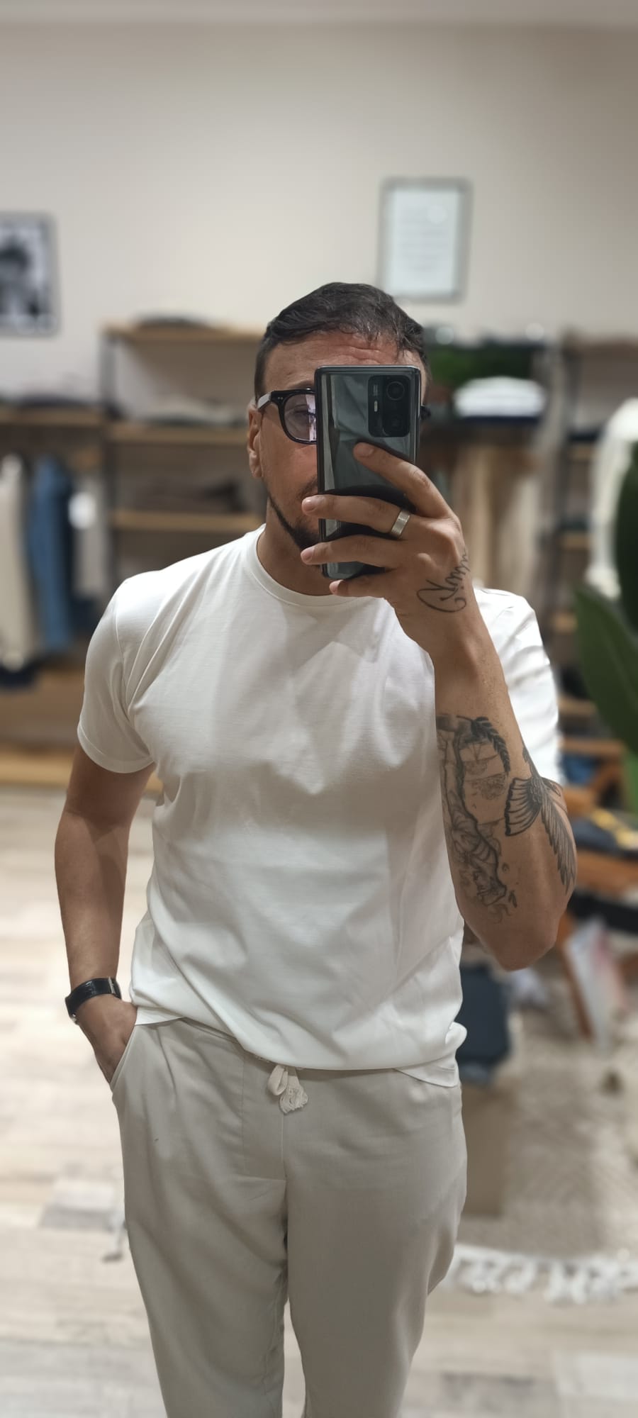 T-shirt giro collo tinta unita in Jersy | made in Italy - Wardrobe Men AversaWardrobe Men Aversa