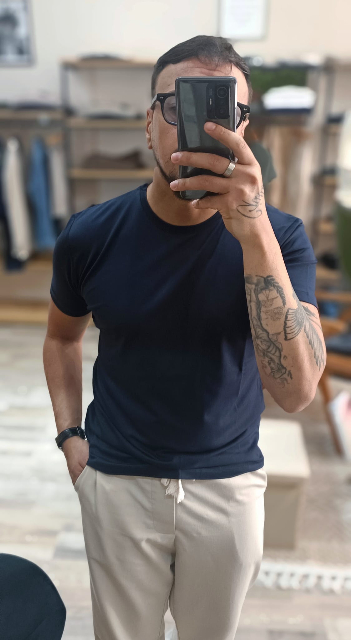 T-shirt giro collo tinta unita in Jersy | made in Italy - Wardrobe Men AversaWardrobe Men Aversa