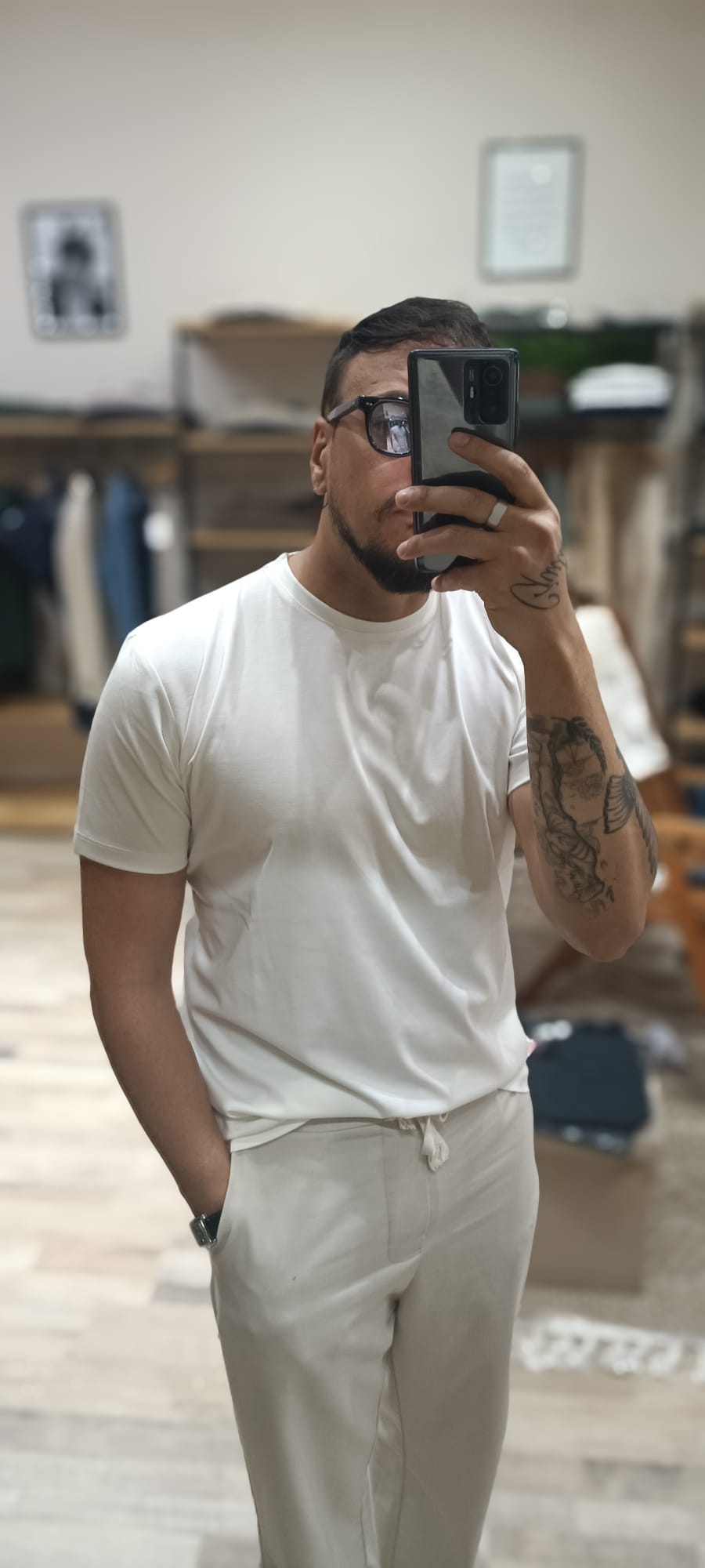 T-shirt giro collo tinta unita in Jersy | made in Italy - Wardrobe Men AversaWardrobe Men Aversa