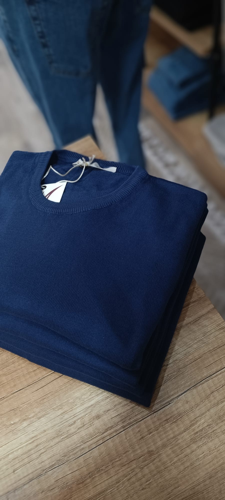 T-shirt in filo con balze alle maniche - Wardrobe Men AversaWardrobe Men Aversa