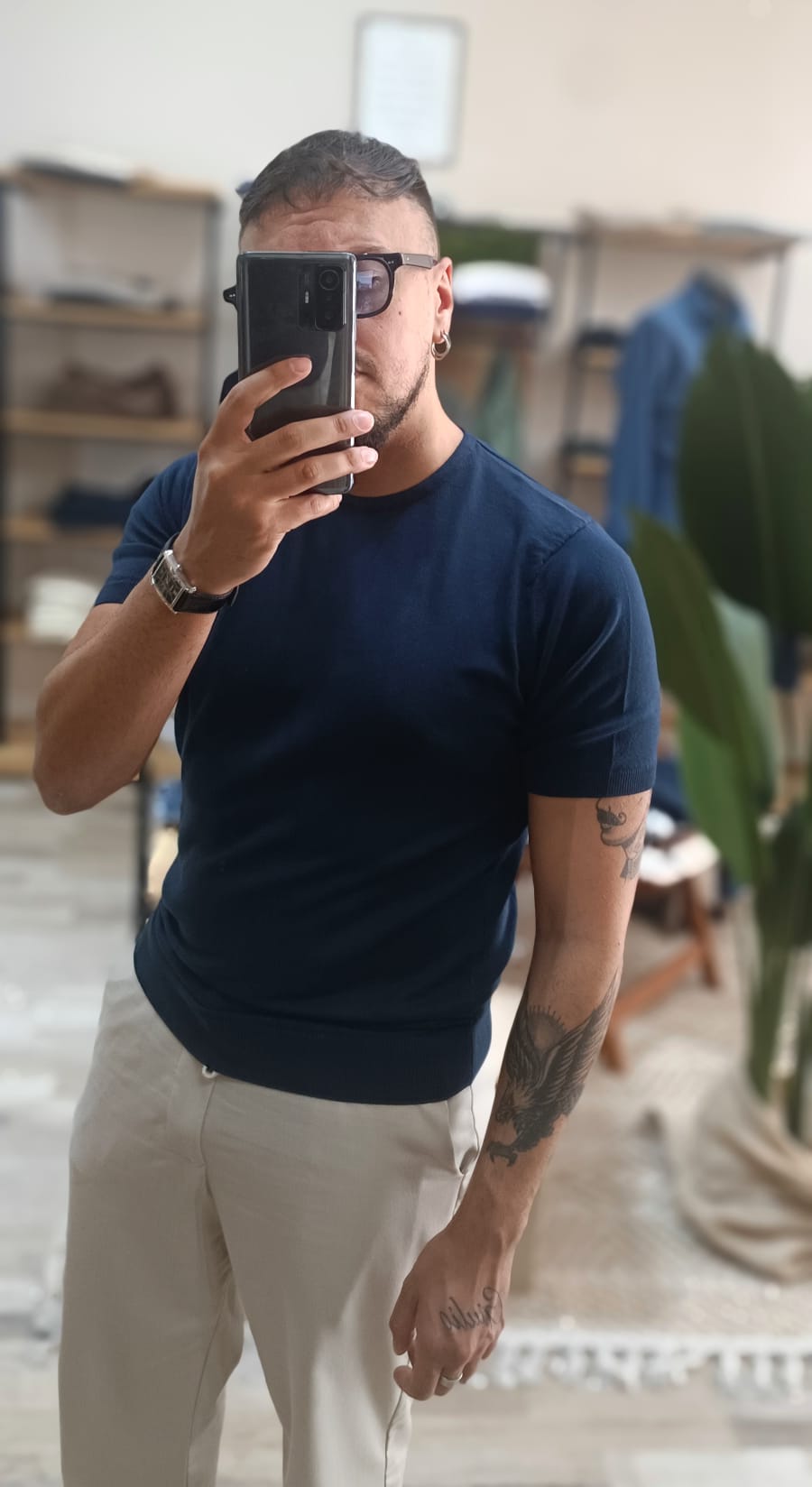 T-shirt paricollo in filo | Made in Italy - Wardrobe Men AversaWardrobe Men Aversa